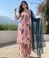 HT Fancy Designer Kurti With Bottom Dupatta Wholesale Price In Surat